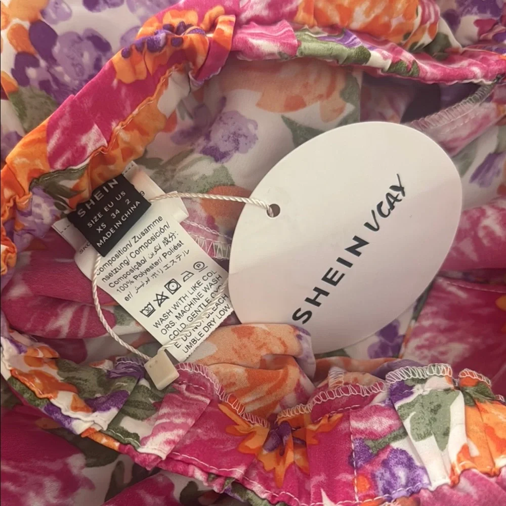 SHEIN Multicolor Floral romper - Picture 3 of 7